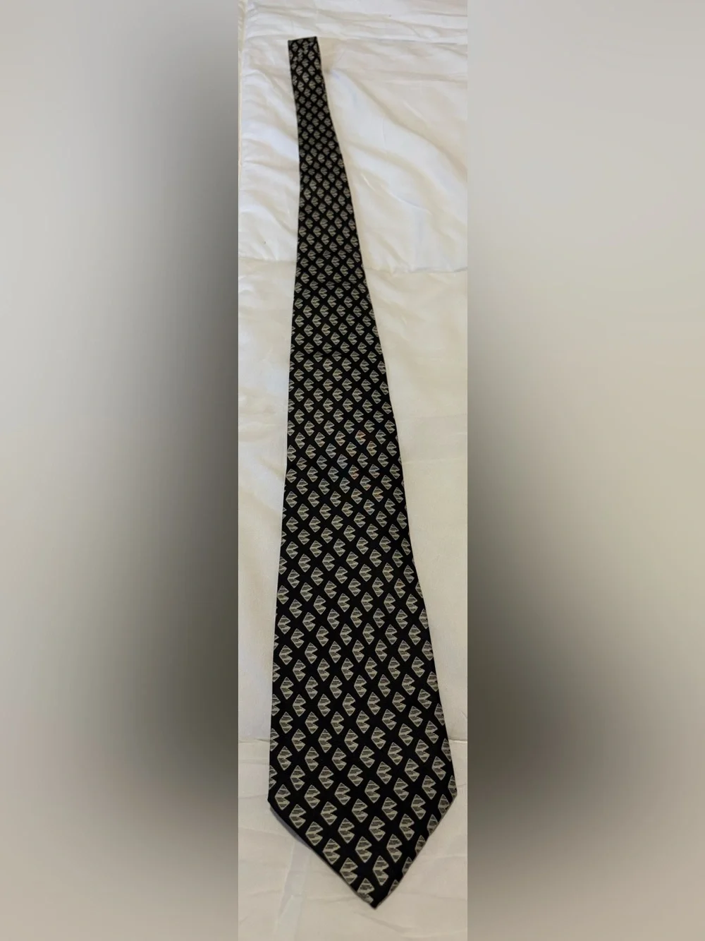 VTG Valentino Cravatte Silk Tie 80s 90s Italian Luxury Retro Executive Code 2206